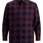 Gingham Twill Shirt Brick Red