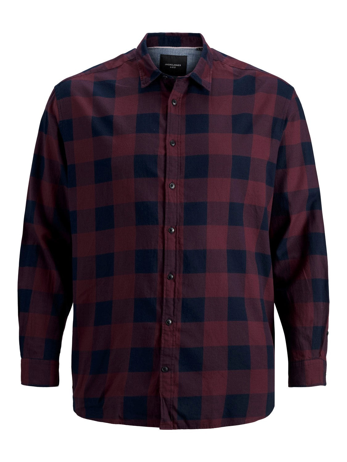 Gingham Twill Shirt Brick Red